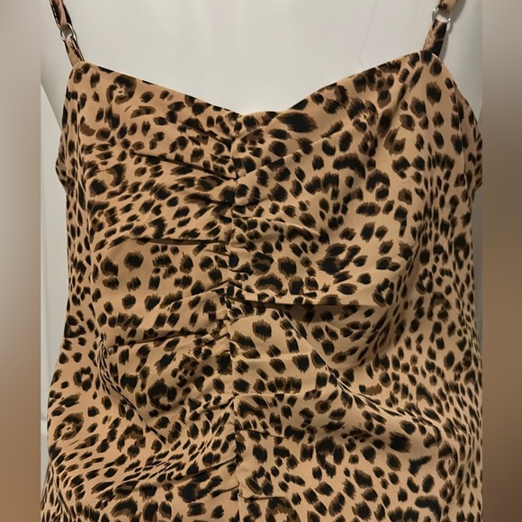 Love Riche Brown Tan Cut Out Ruched Sundress - Picture 6 of 11